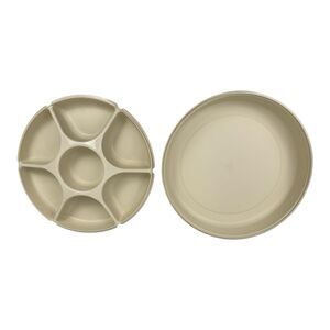 Tupperware SERVING TRAY  1666-1 Vegetable Fruit DIVIDED Dip Container USA